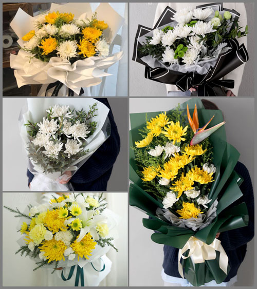 广东肇庆市广宁县螺岗镇白事花束代送